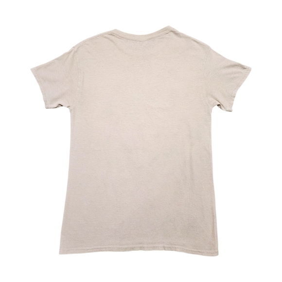 Papercut Collection Limitless Hustle Rose Graphic Tee Menās S Beige Floral Shirt - Picture 2 of 7